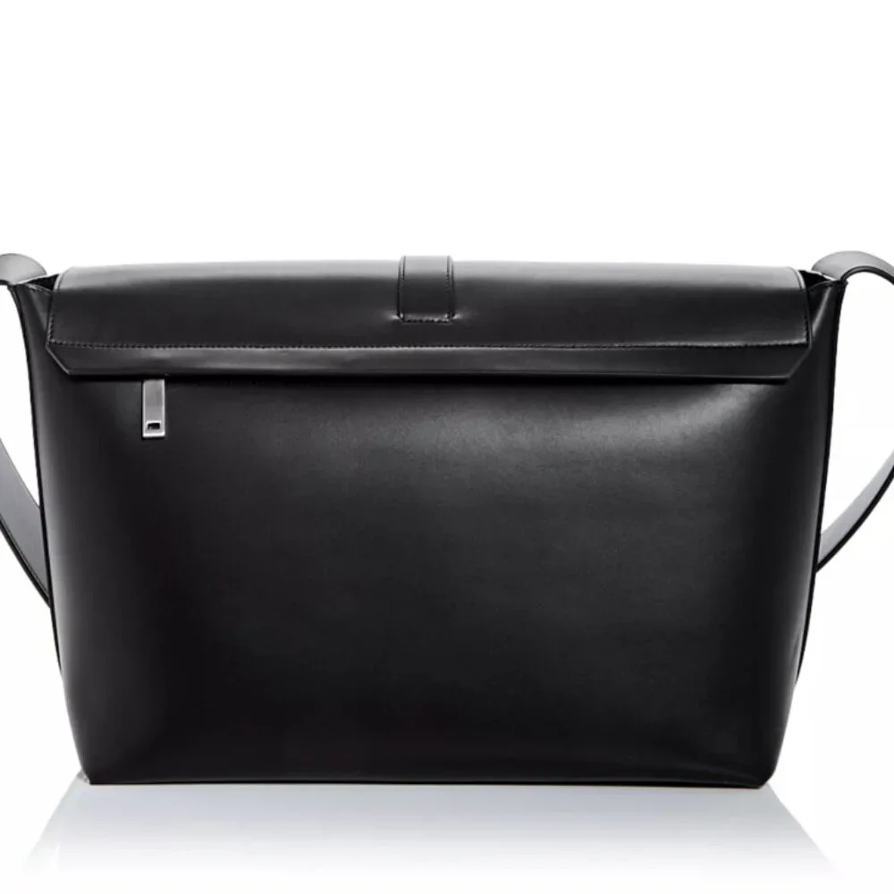 Salvatore Ferragamo Raffael‎ Black Leather Large Shoulder Bag